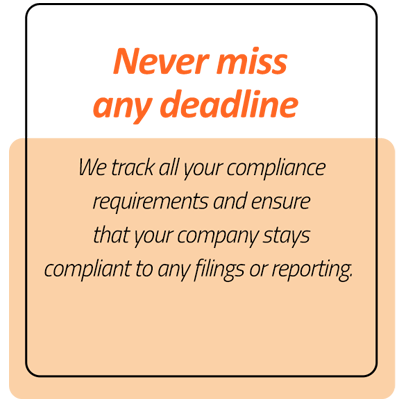 Compliance deadlines 
