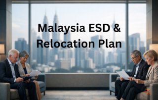 How can employers plan Malaysia Employment Pass (ESD), company incorporation, and school policy risks when relocating expatriate families to Malaysia in 2025–2026