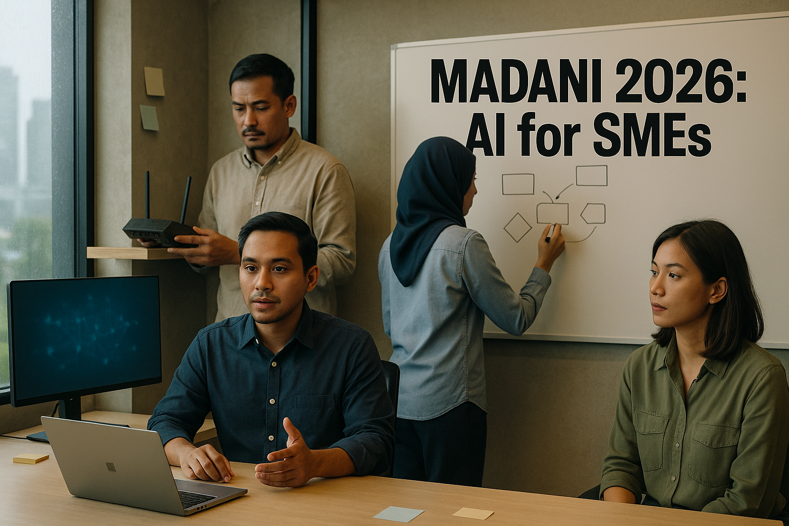 php-malaysia-malaysia-sme-digital-transformation-30-60-90-day-plan-cover How can Malaysian SMEs turn Belanjawan MADANI 2026’s AI and digital push into a practical 30/60/90‑day implementation plan?
