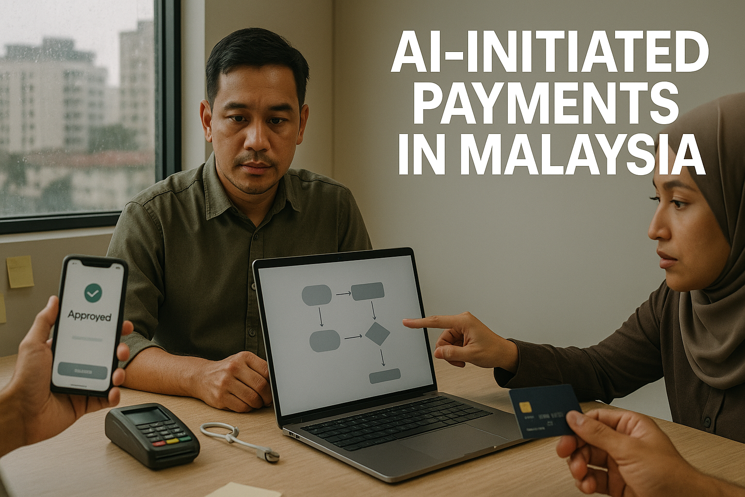 How should Malaysian SMEs implement AI‑initiated payments over the next 12–24 months?