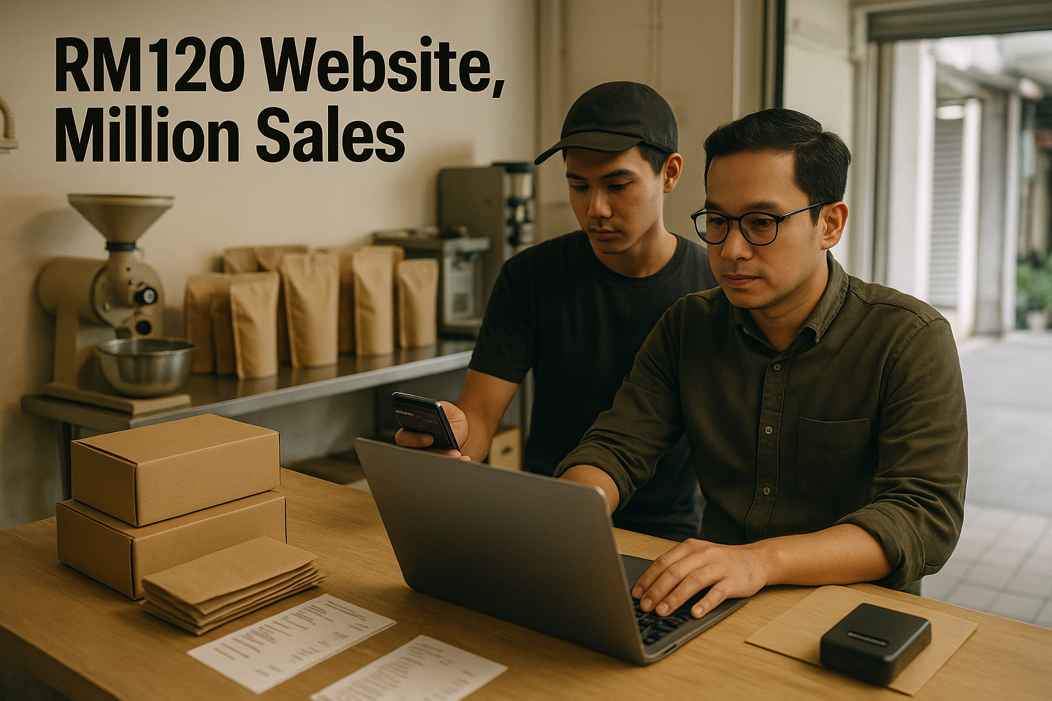 How can a RM120 “minimum viable online presence” create measurable cash-flow gains for a Malaysia SME in 30–90 days?